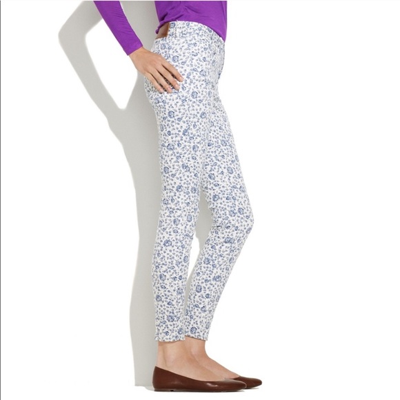 Madewell Denim - Madewell Skinny Ankle Floral 32